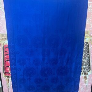 Louis Vuitton Royal Blue Monogram Scarf